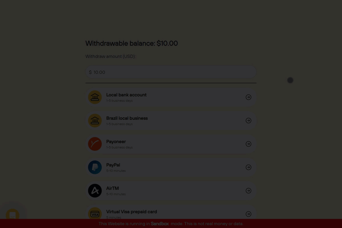 Payout Flow